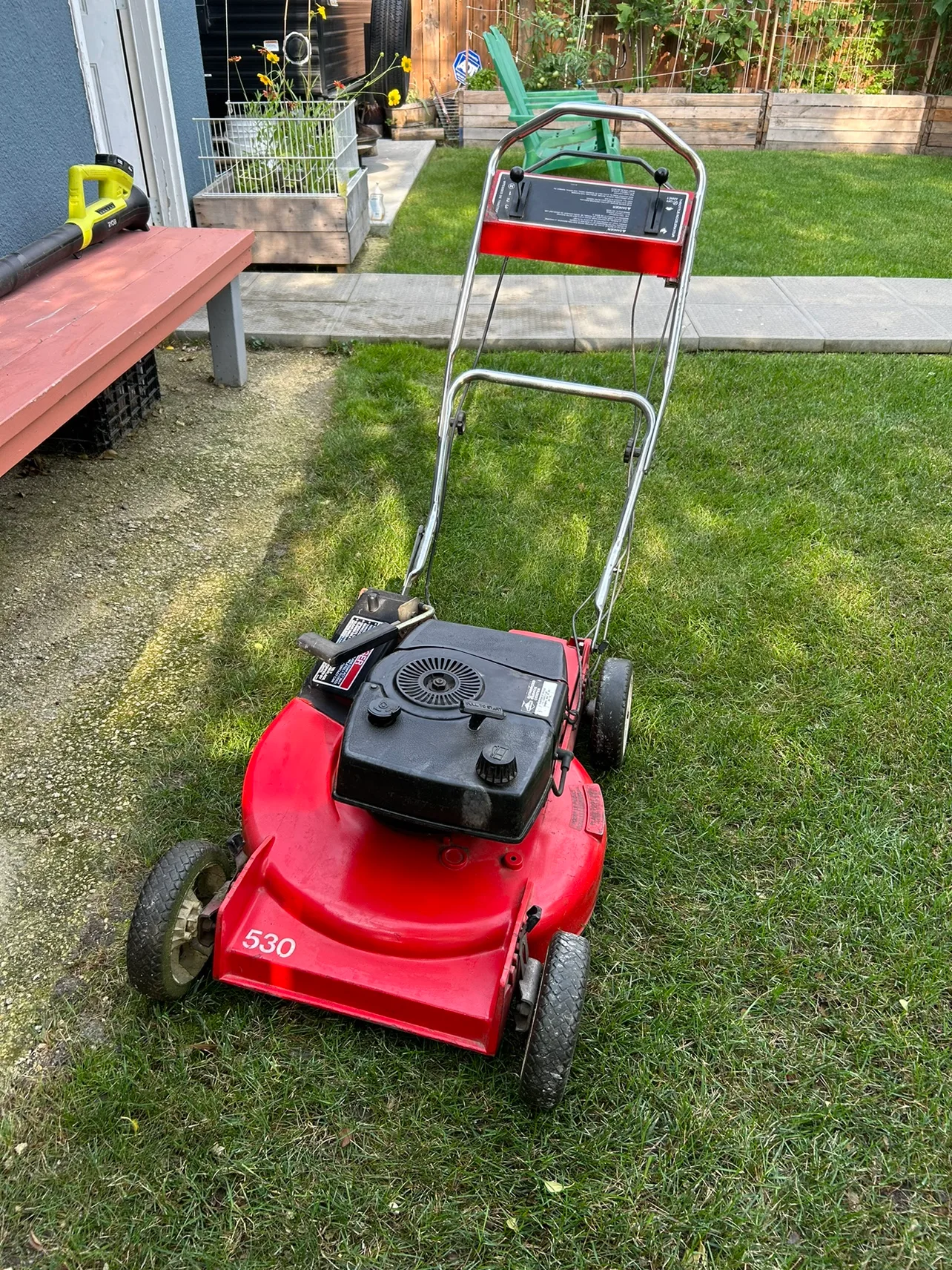 Gas Powered Lawn Mower thumbnail