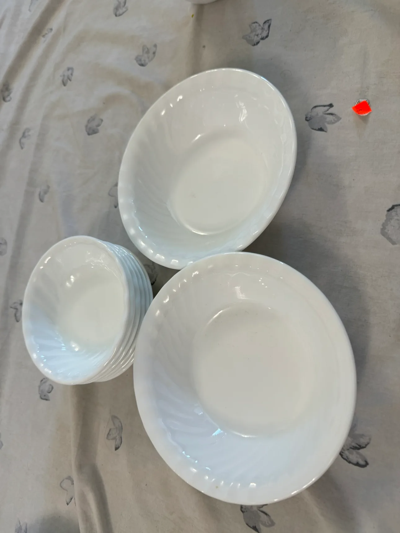 Brand new corell dessert sets 6 small & 2 big size total 8 pc thumbnail