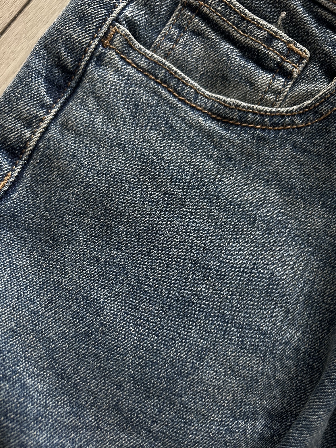 Blue Straight Leg Jeans - photo 4