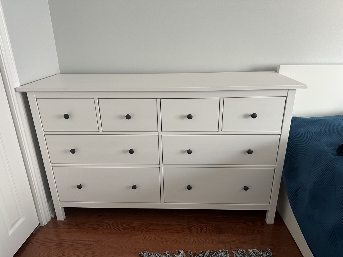 Hemmes Dresser White 8 Drawer