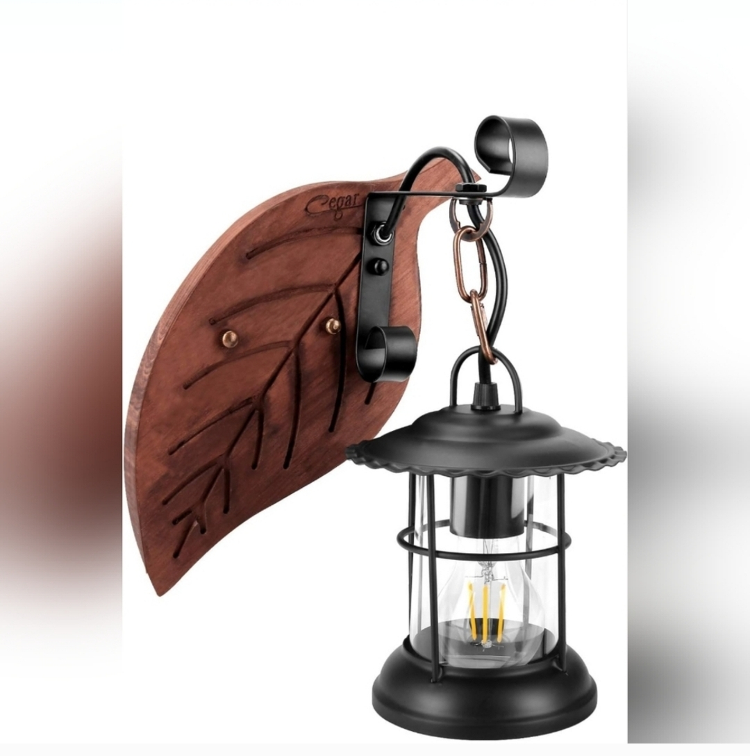 Retro Rustic Wall Light, by Cegar, NEW
