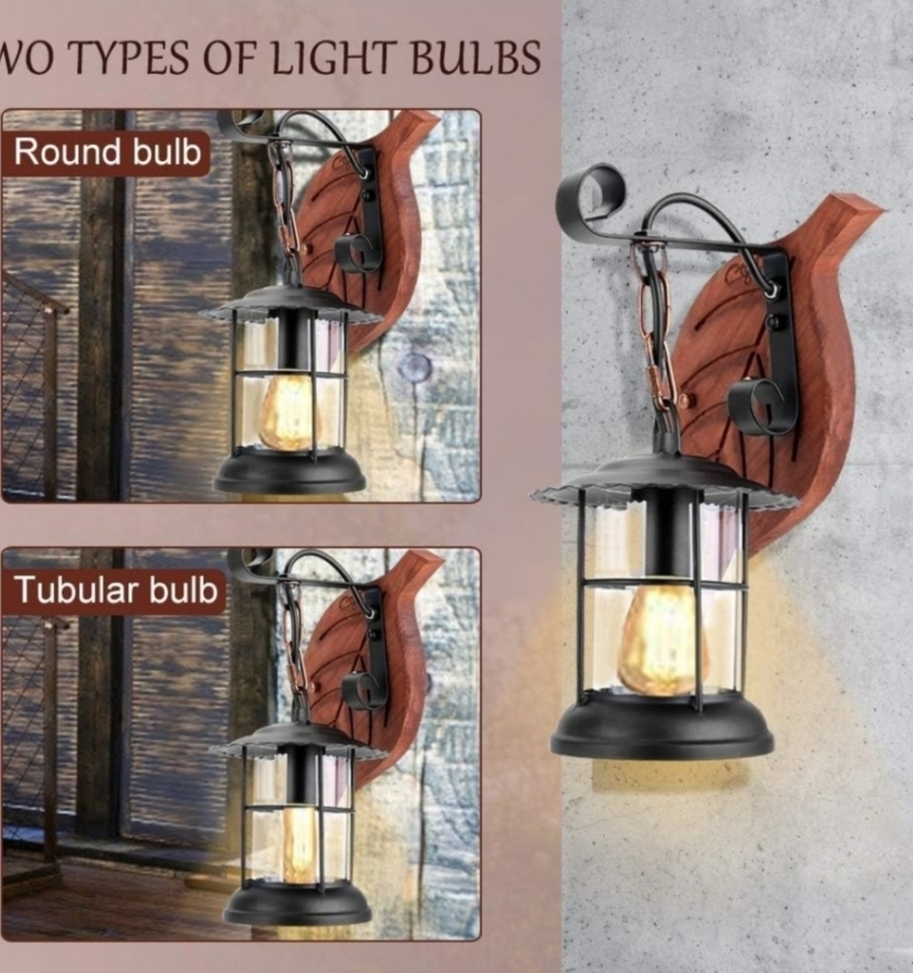 Retro Rustic Wall Light, by Cegar, NEW - photo 4