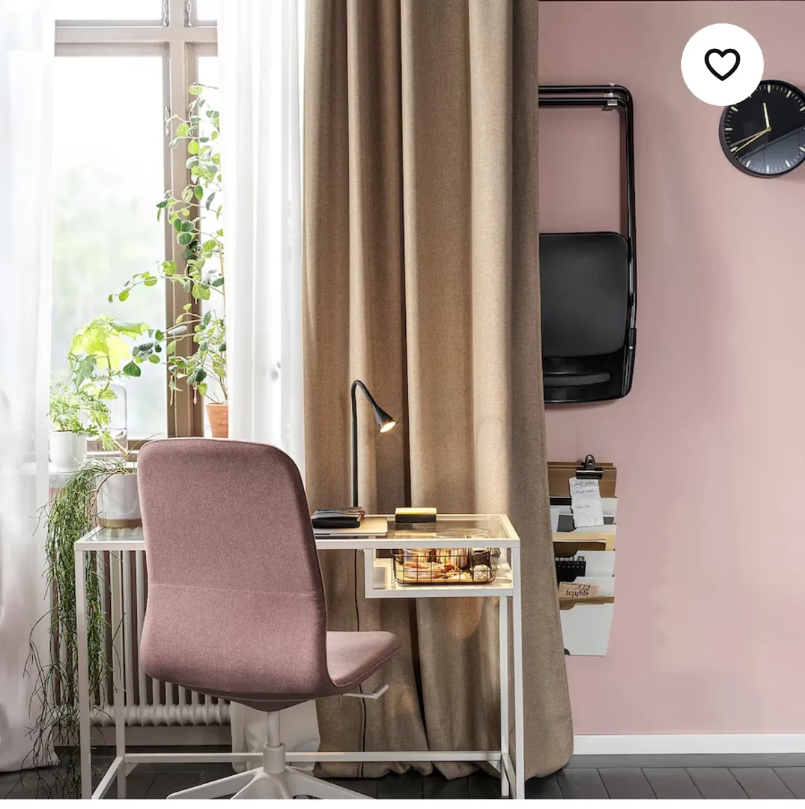 Move out sale: White Glass Desk image indicator(2)