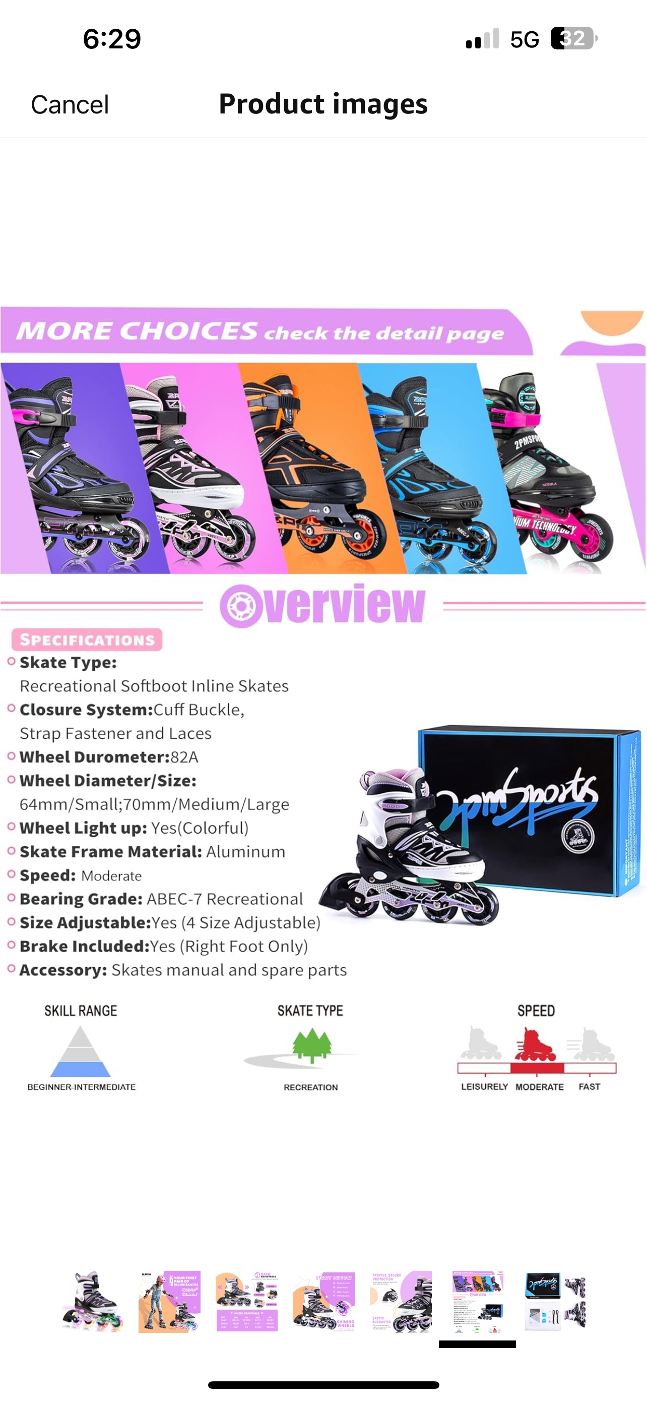 2PM SPORTS  Illuminating Inline Skates - photo 5