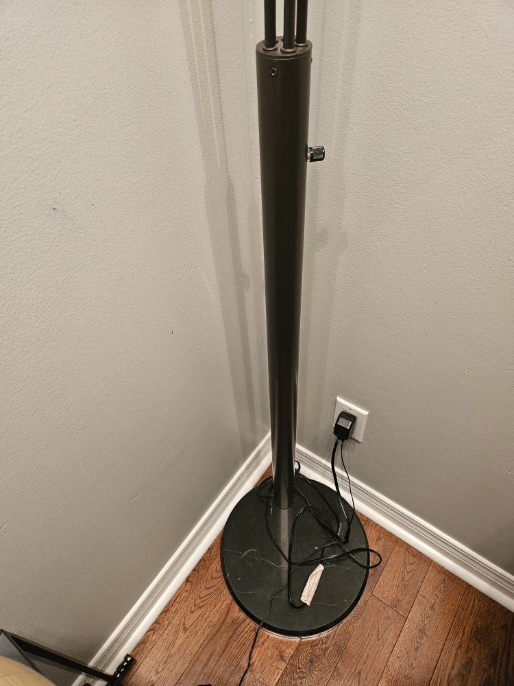 Black 5-Light Floor Lamp