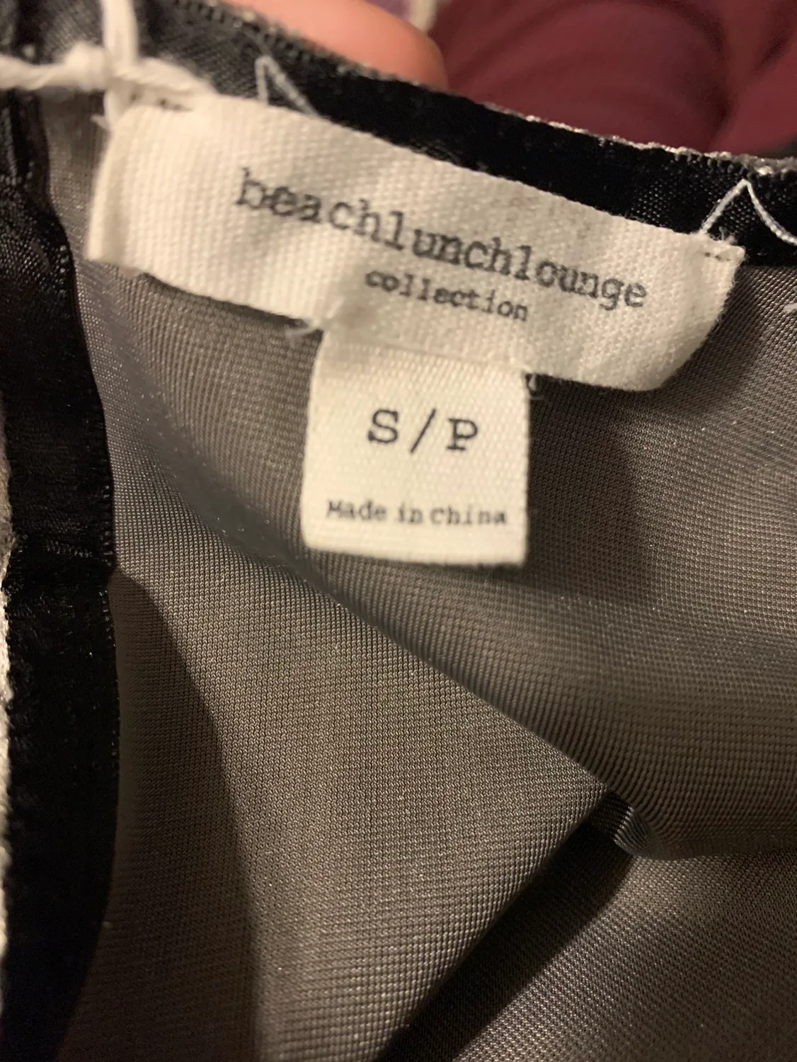 Gray/Silver Velvet Top with Tie Back image indicator(6)