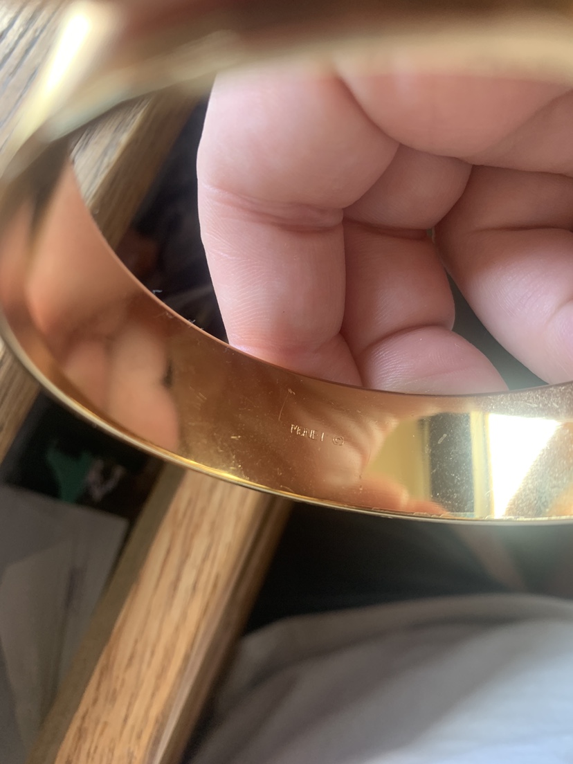 Monet Gold Tone Bangle Bracelet - photo 3
