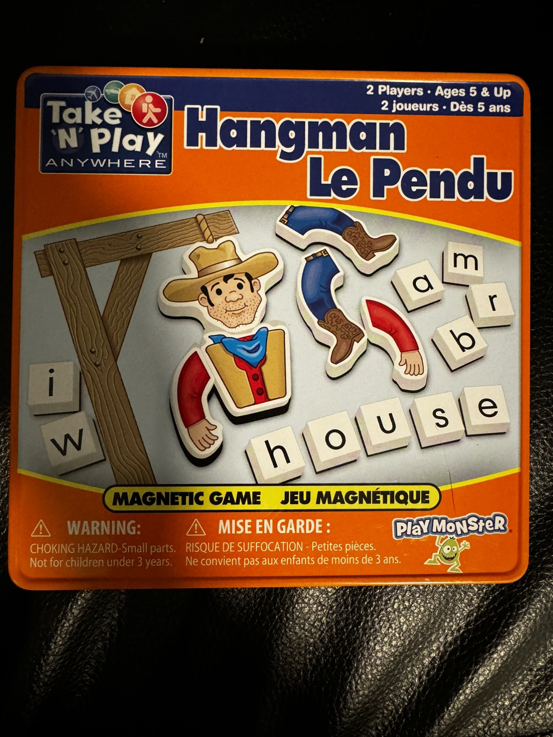 #Freecycle Take 'N Play Hangman Le Pendue Magnetic Game