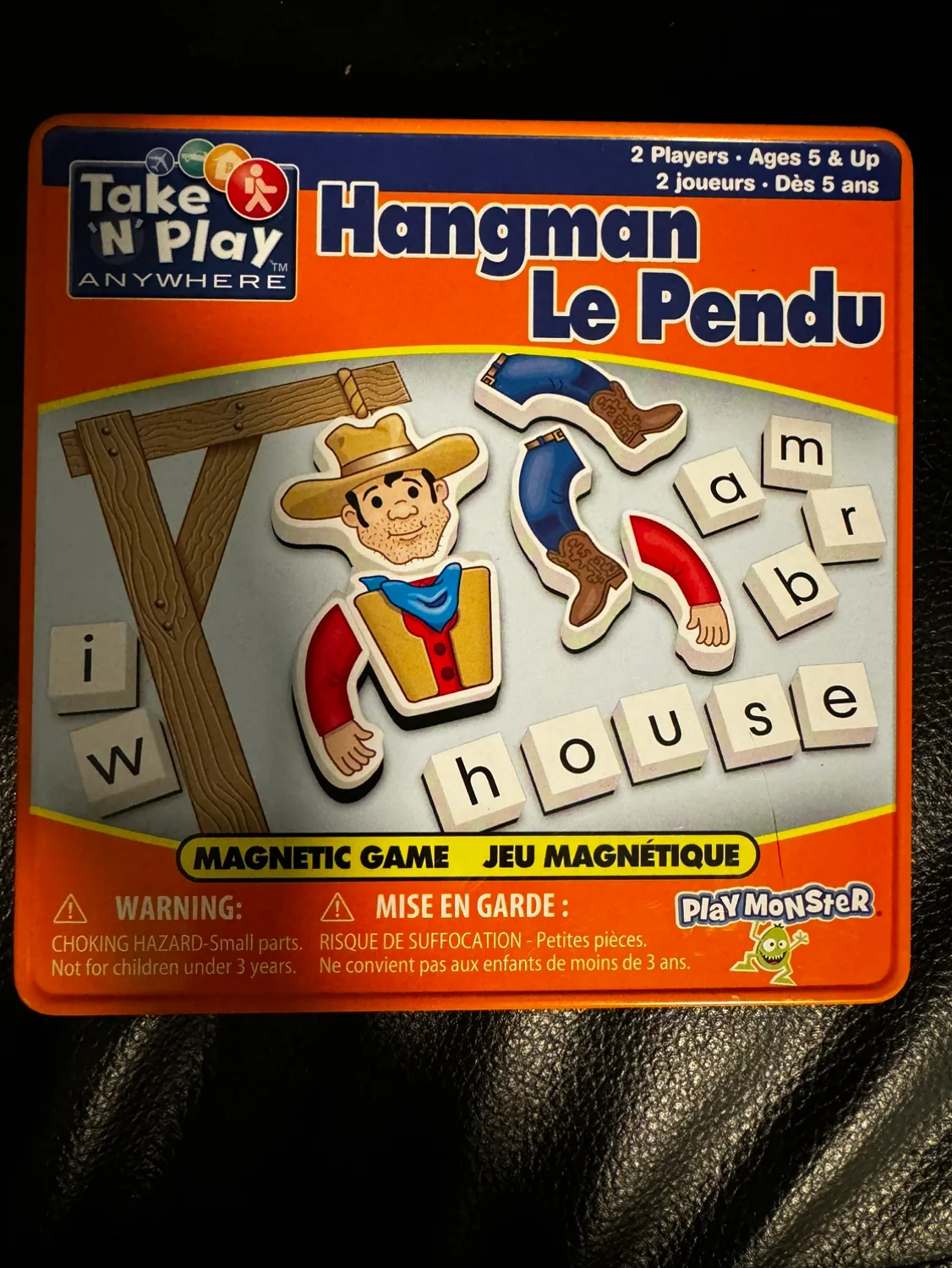 #Freecycle Take 'N Play Hangman Le Pendue Magnetic Game thumbnail
