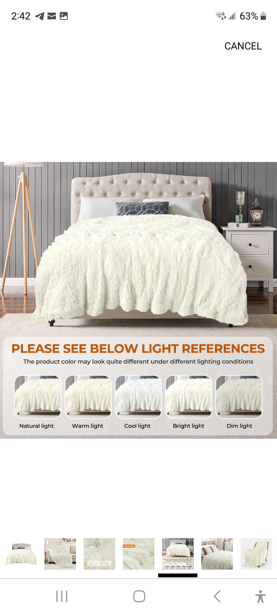 Brand new Extra Soft Faux Fur Blanket Twin size 70"×78". - photo 5