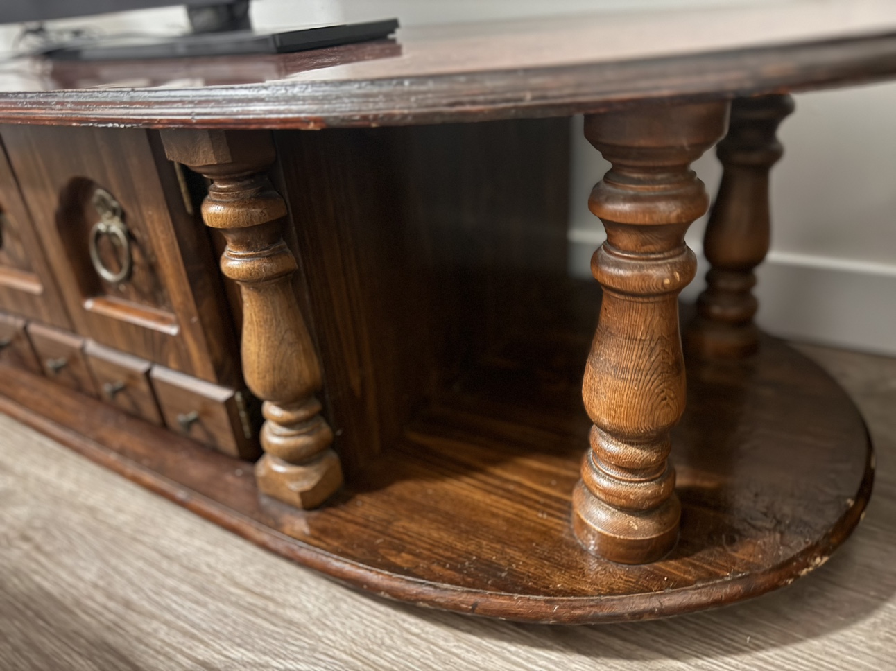 Wooden Center Table and Coffee Table - photo 5