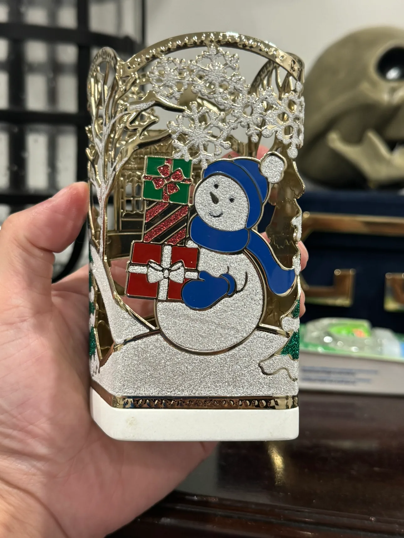 Bath And Body Snowman Soap Dispenser thumbnail