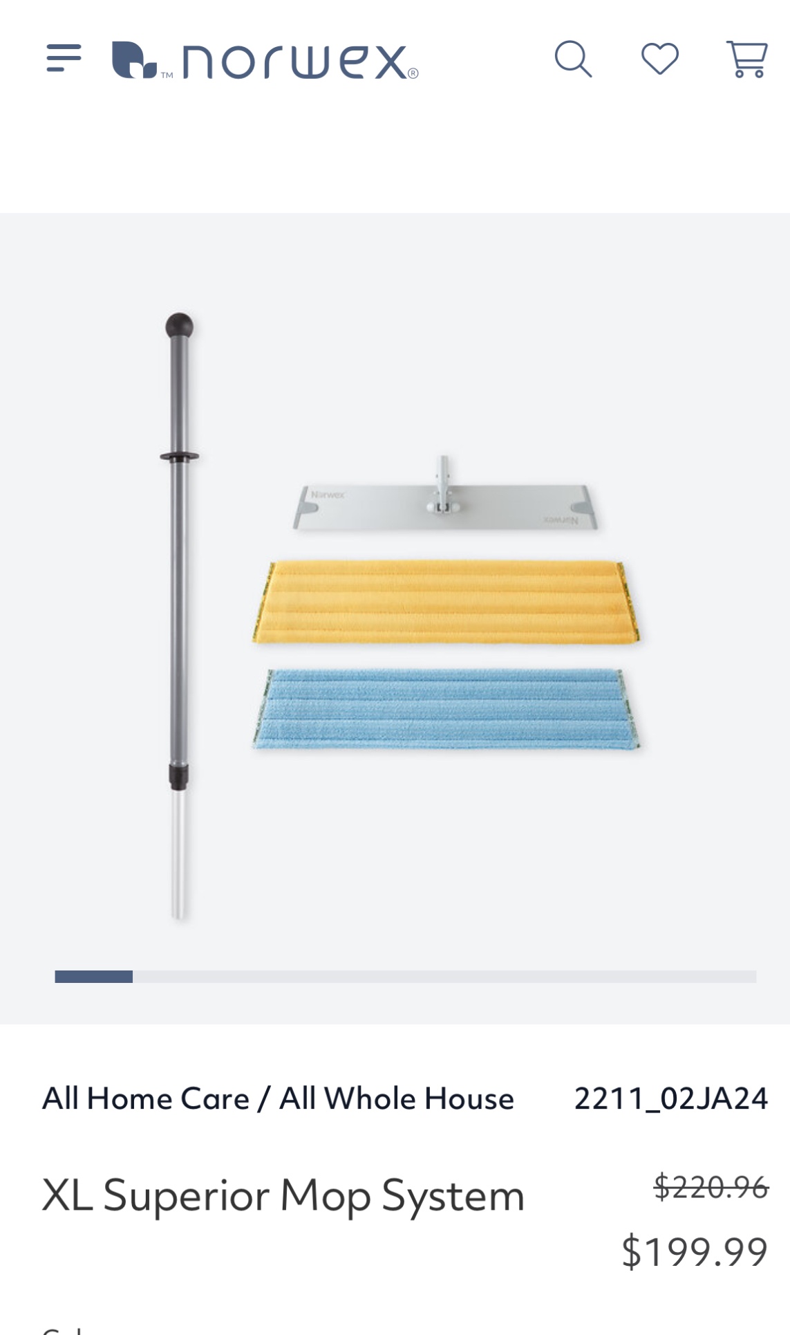 Norwex Mop set