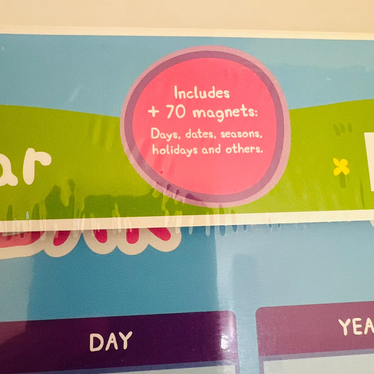 Peppa Pig Wooden Magnetic Daily Calendar image indicator(3)