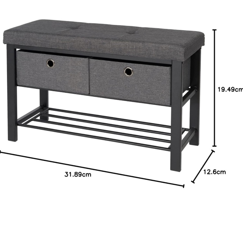 Shoe rack with storage - photo 2