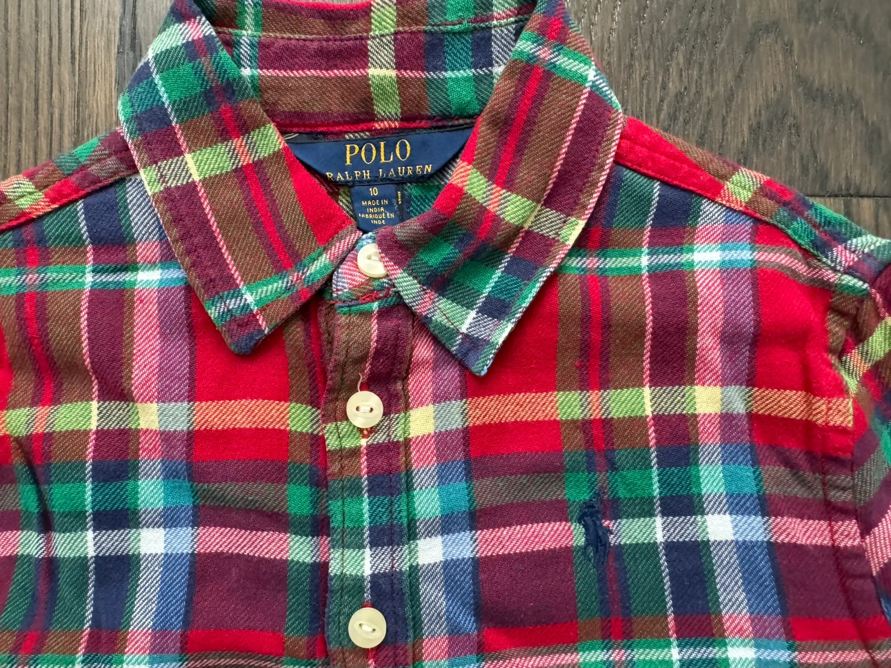 Polo Ralph Lauren Kids Plaid Shirt image indicator(3)