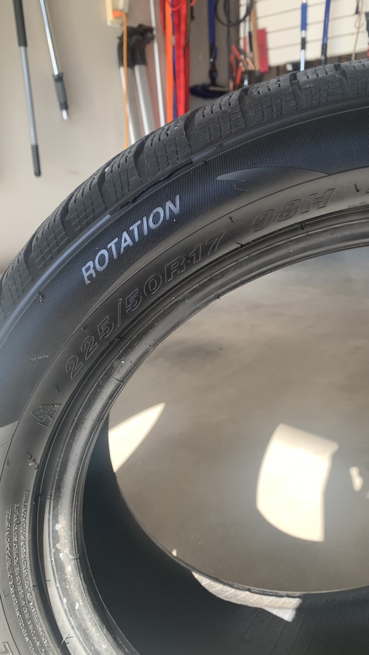 Set of 4 Winter Tires 225/50R17 - photo 3