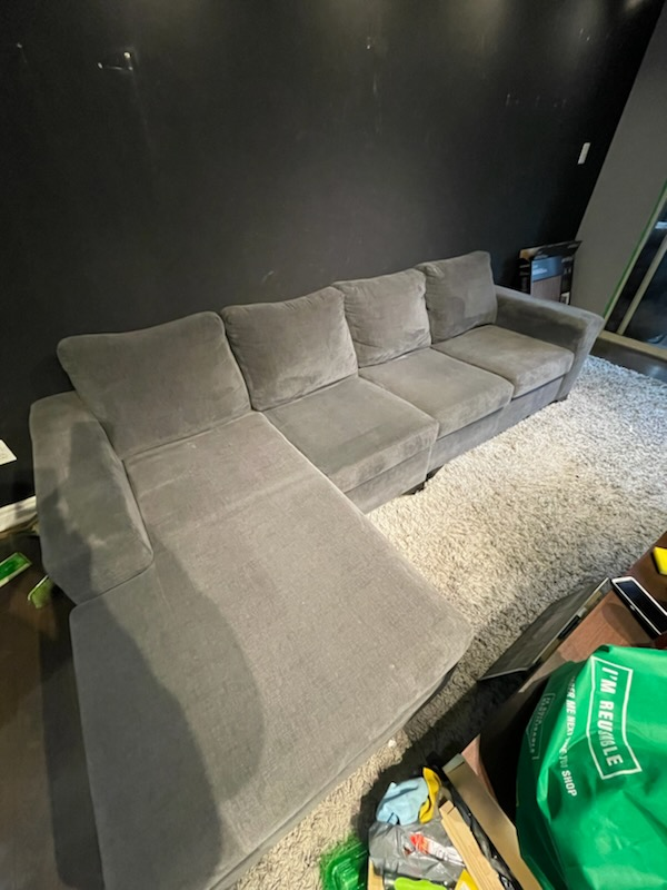 Grey Sectional Sofa - photo 2