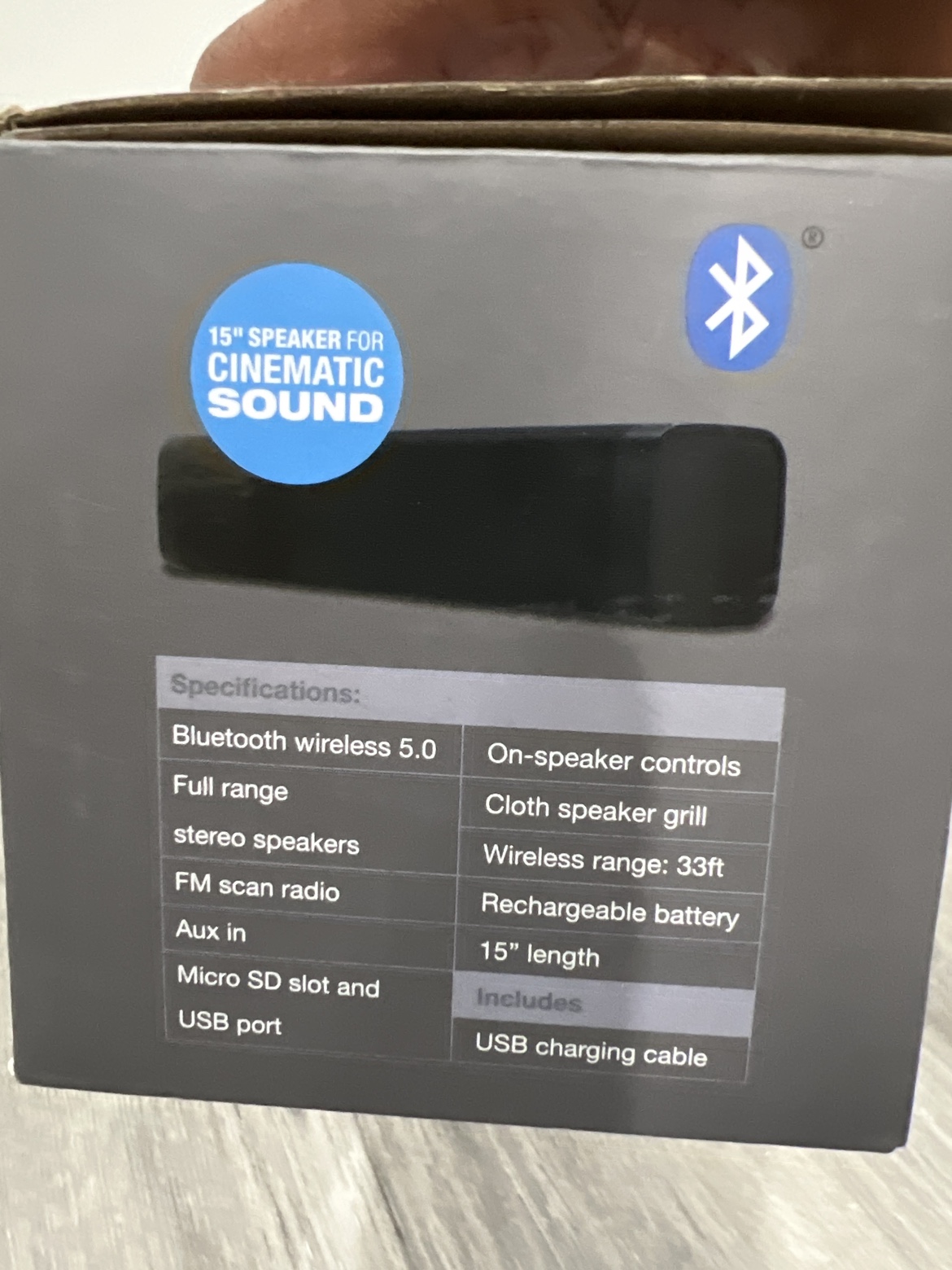15" Portable Wireless Multimedia Speaker - photo 2