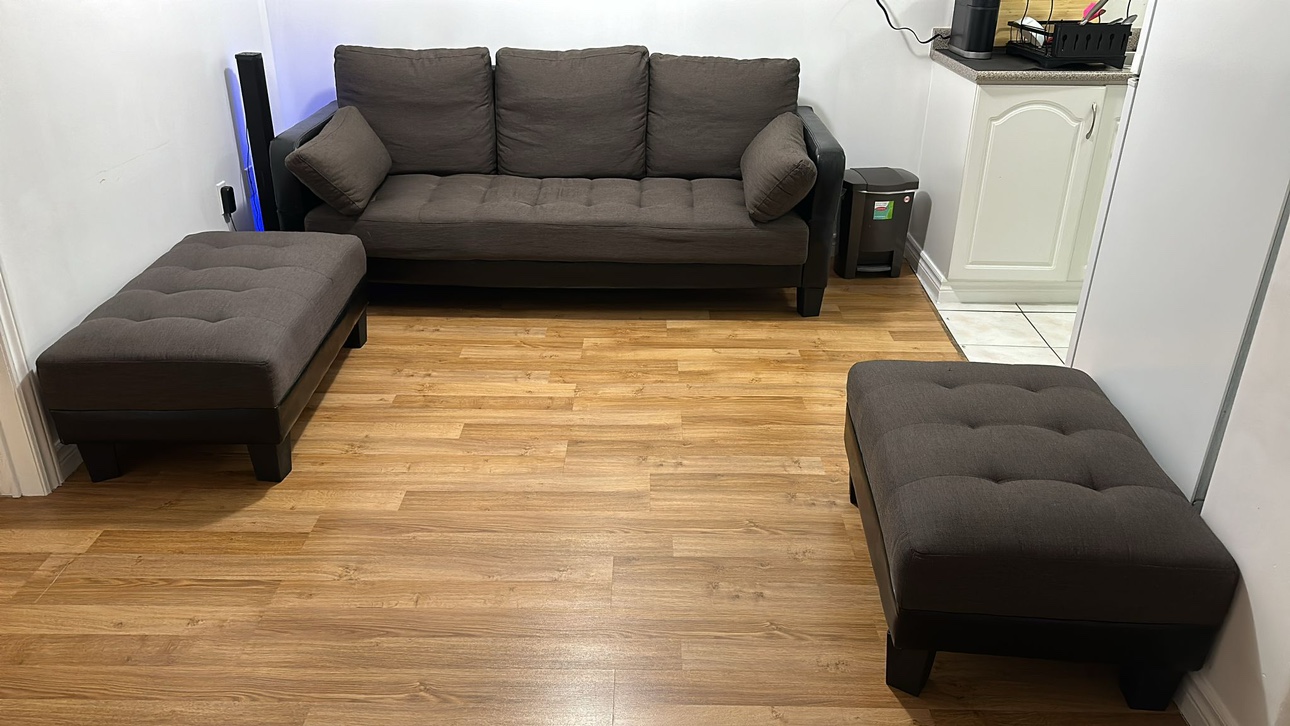 Sofa Bed with Ottomans