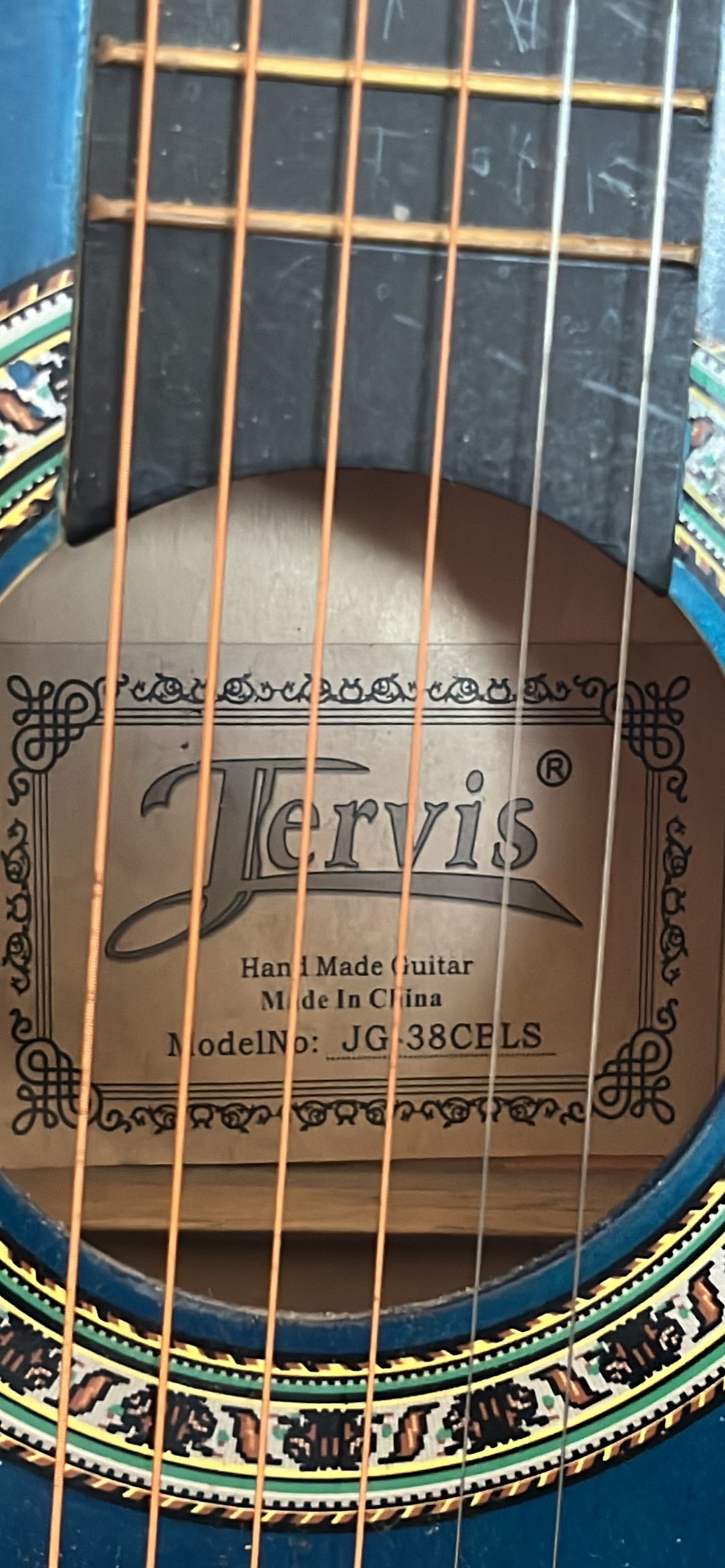 Jervis Acoustic Guitar with case - photo 2