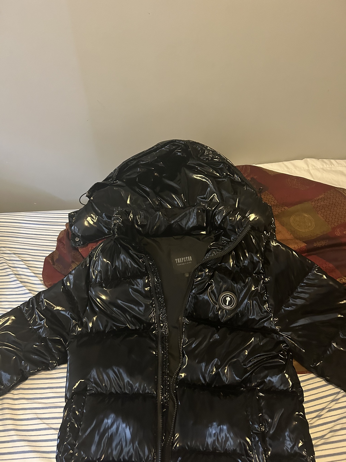 Trapstar Shiny Black Puffer Jacket - photo 2