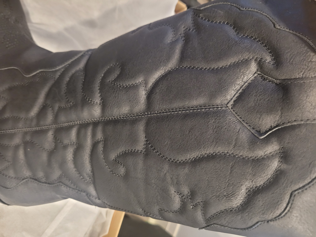Black Cowboy Boots Size 41 - photo 5
