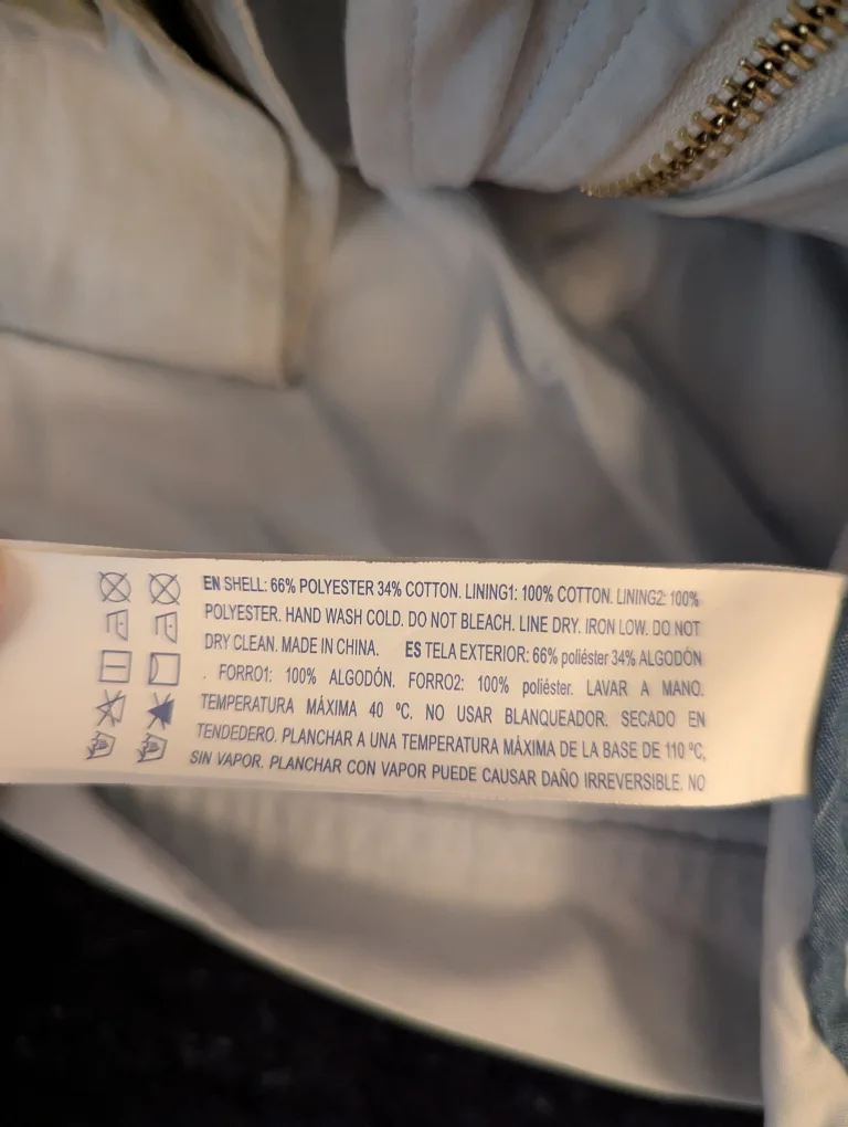 Forever 21 Light Blue Jacket - Size M image indicator(3)