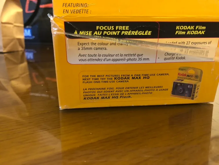 Vintage expired Kodak Fun Saver Disposable Camera (in box) image indicator(2)