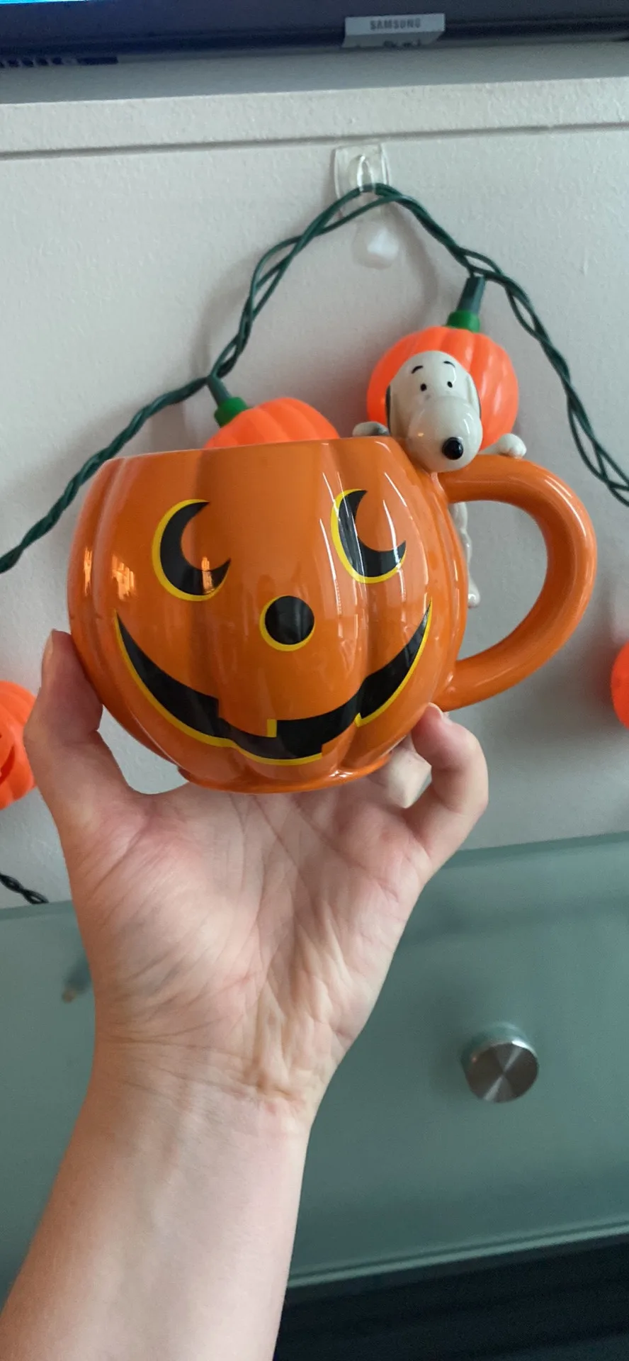 Hallmark Pumpkin Mug with Snoopy thumbnail