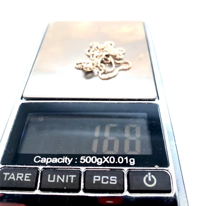 Sterling Silver Chain Necklace 16” image indicator(4)