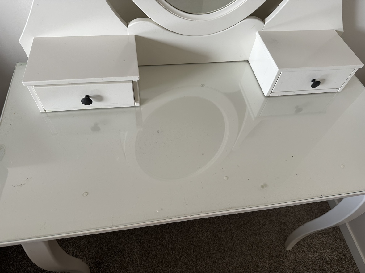 White Vanity with Mirror - photo 2