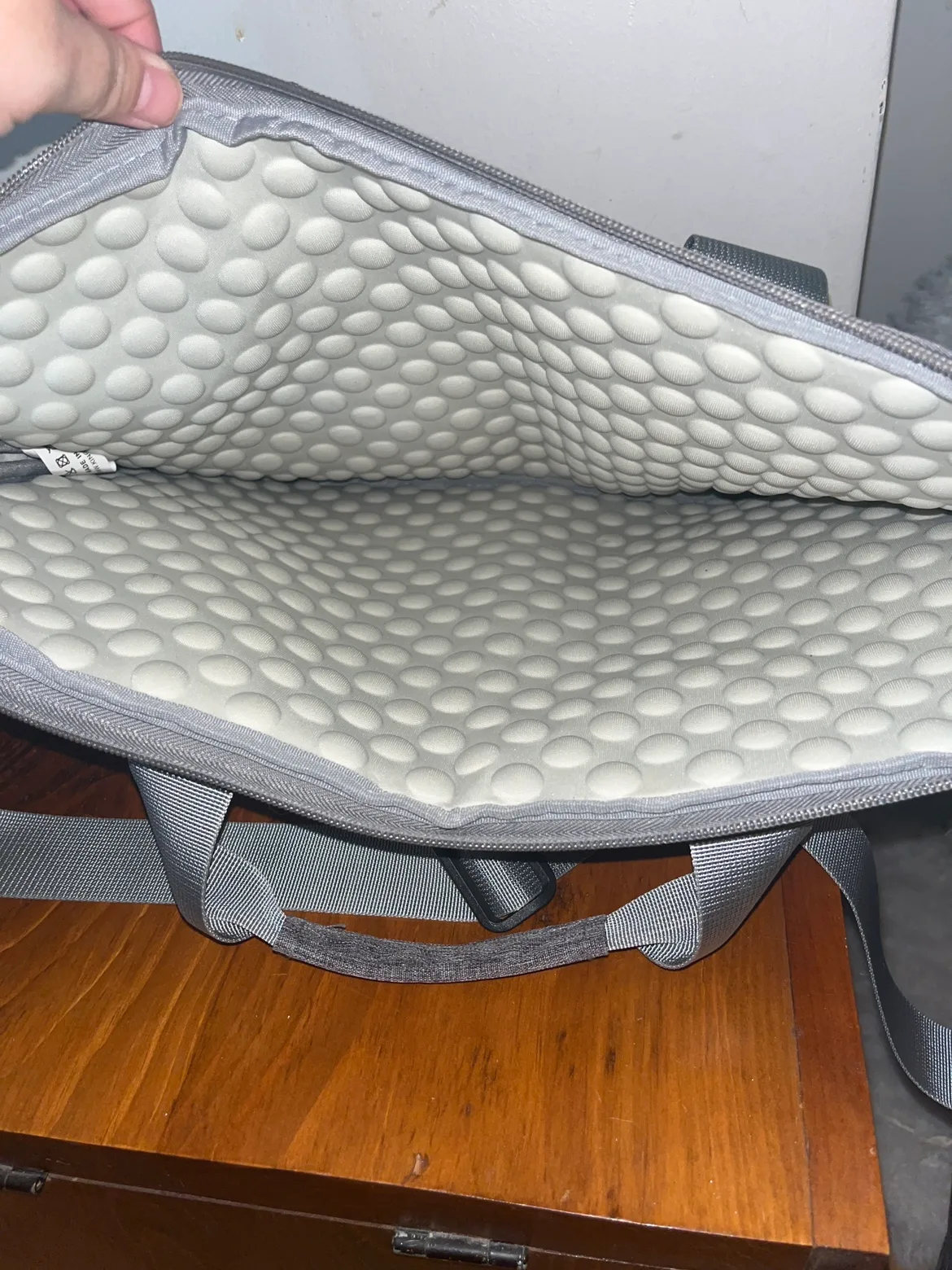 Grey Laptop Bag image indicator(2)