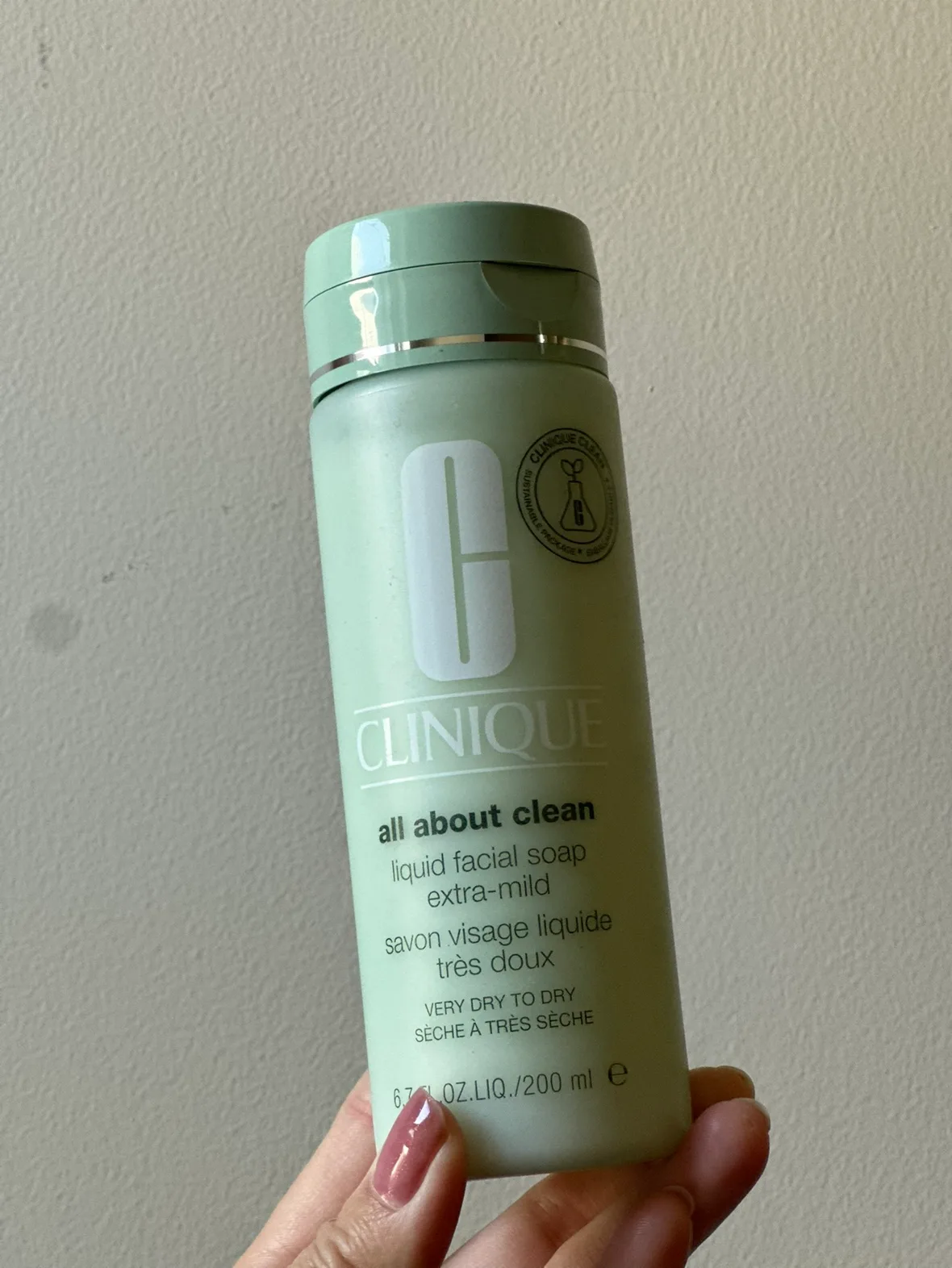 New Clinique facial cleanser thumbnail