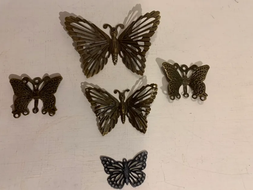 Metal Butterfly Charms thumbnail