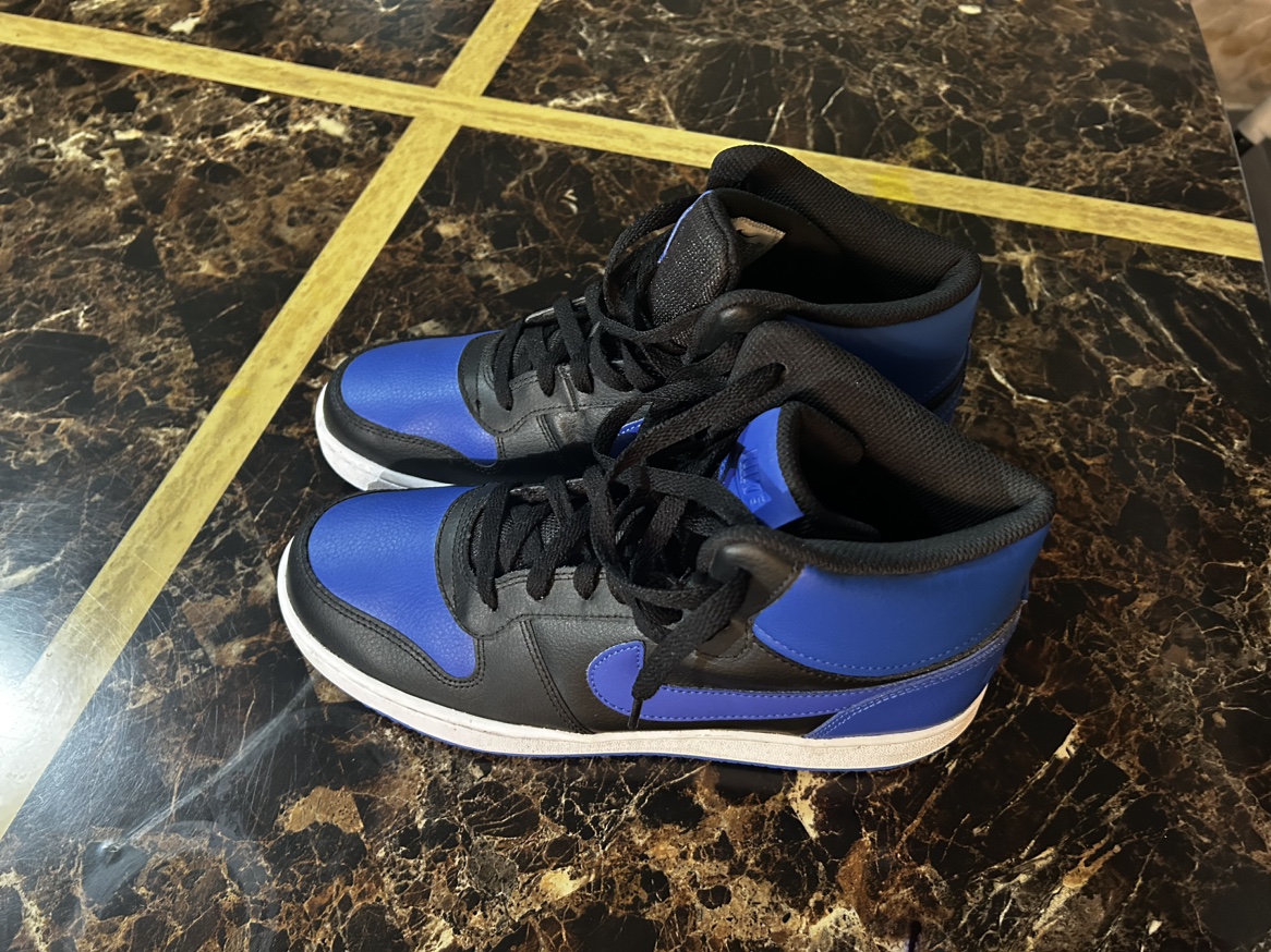 Nike Ebernon Mid 'Black Game Royal' - photo 3