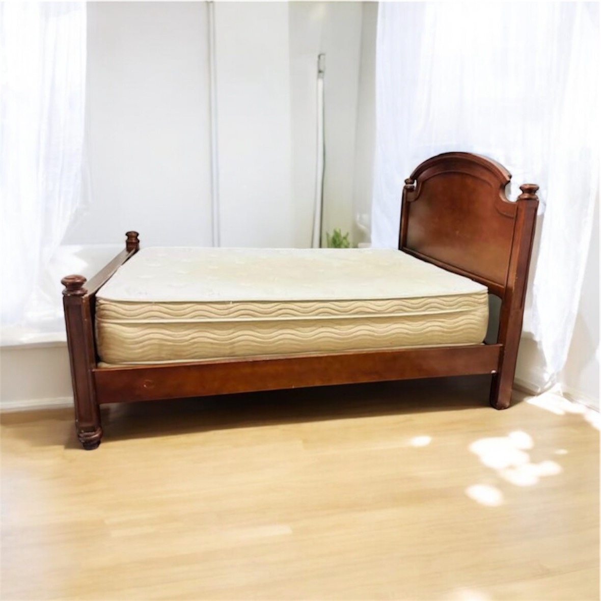 Double Bed Frame with mattress