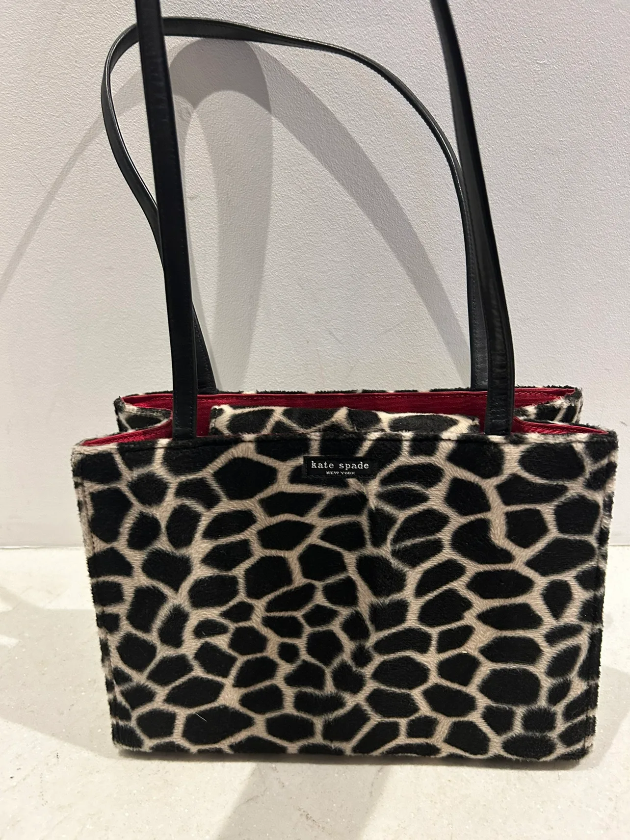 New Kate Spade Giraffe Print Bag image indicator(6)