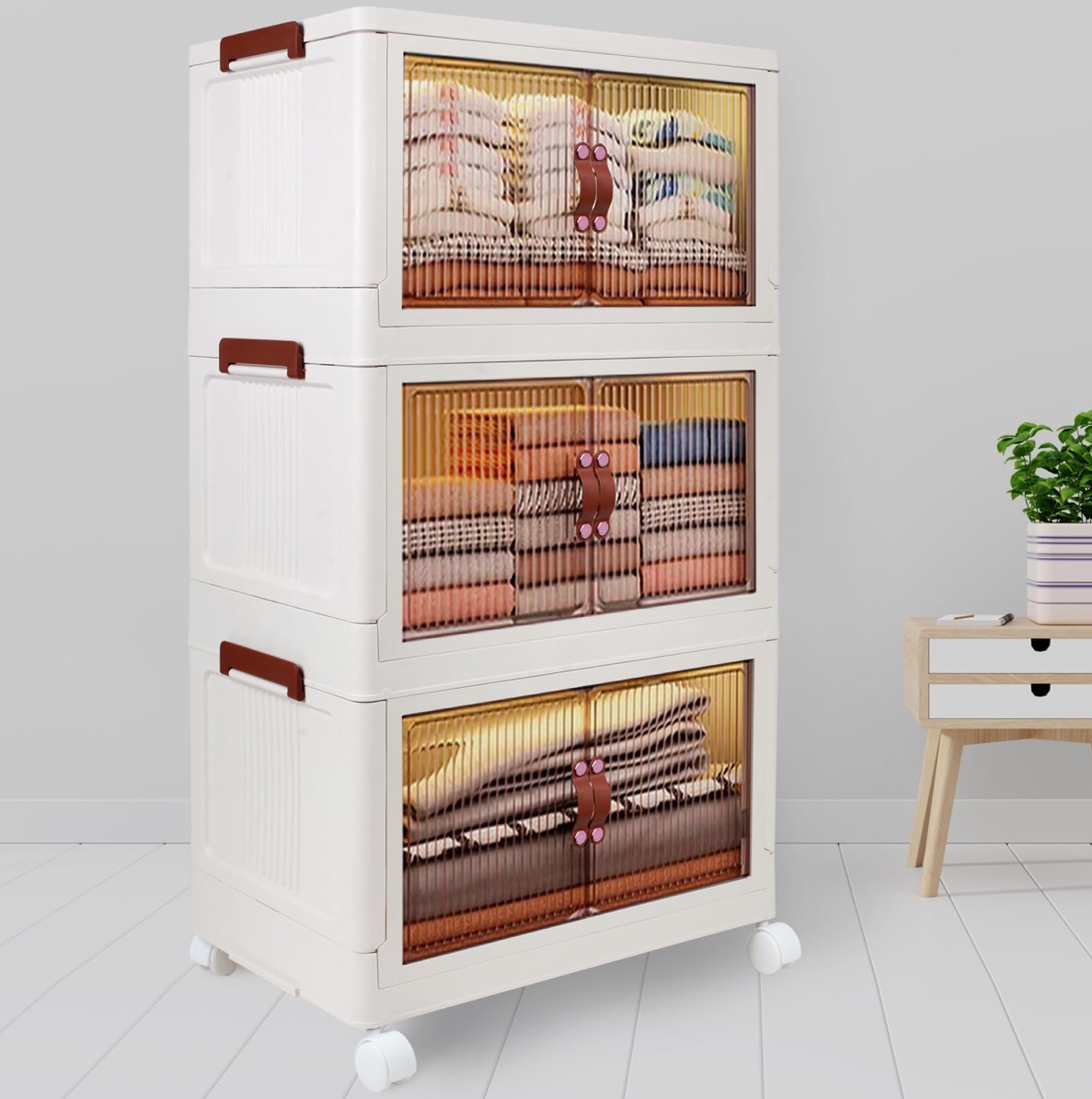 Multifunction Storage Bins w/ Front Doors & Wheels ***New*** - photo 2