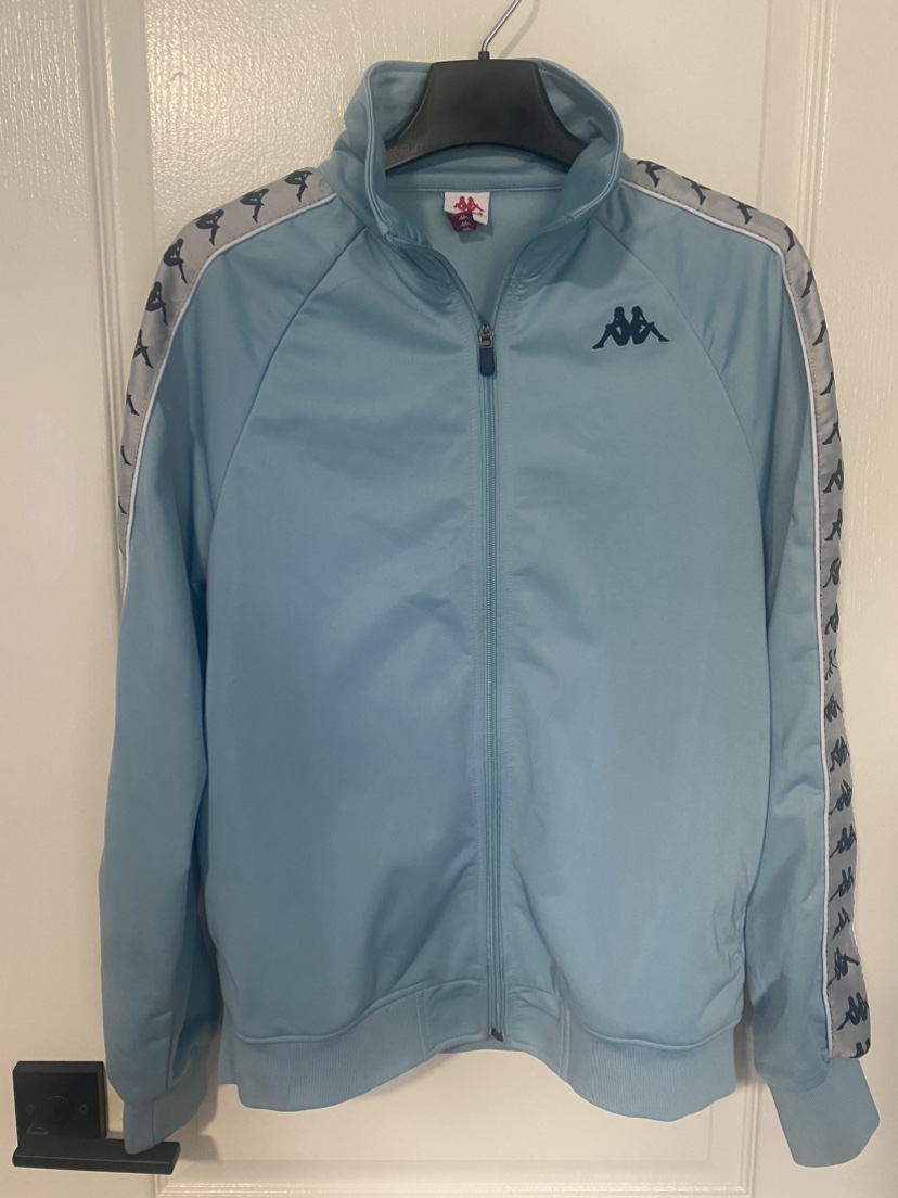 Light blue kappa jacket on sale