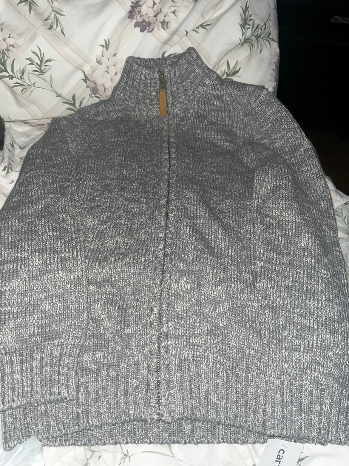 Carter's Size 8 Boys Zip-Up Sweater image indicator(5)