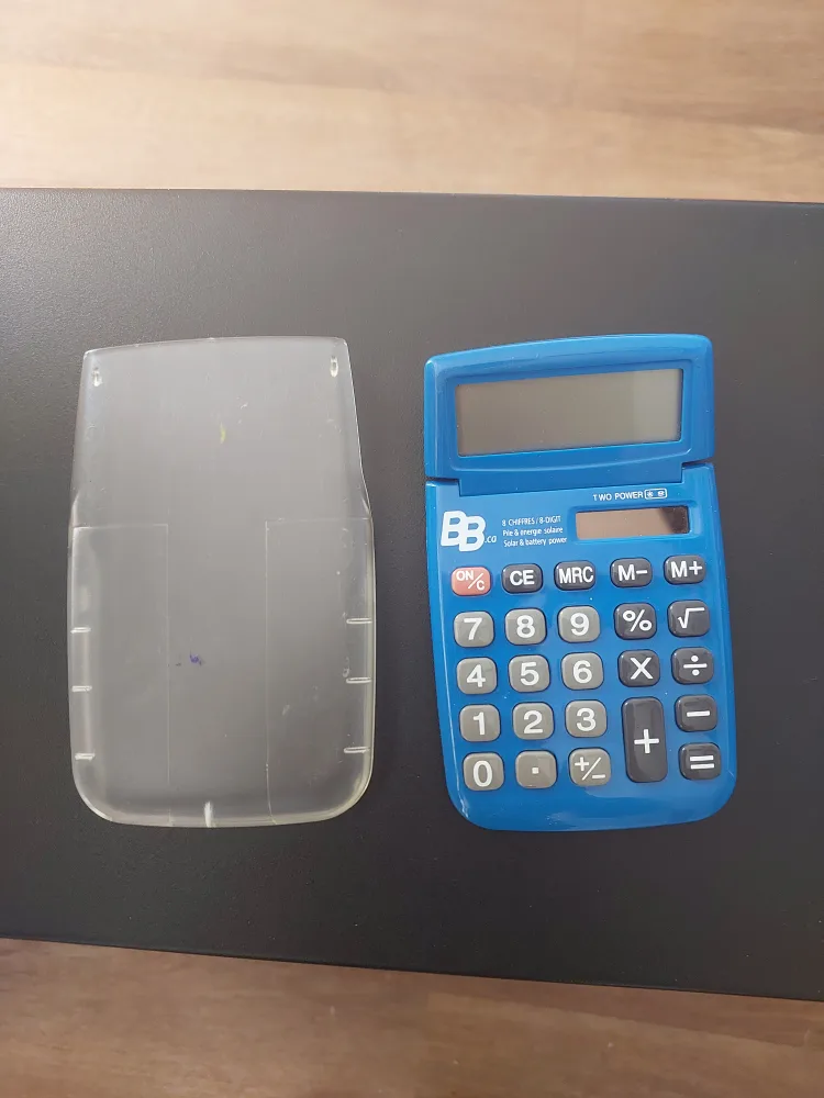 Blue Calculator with Case thumbnail