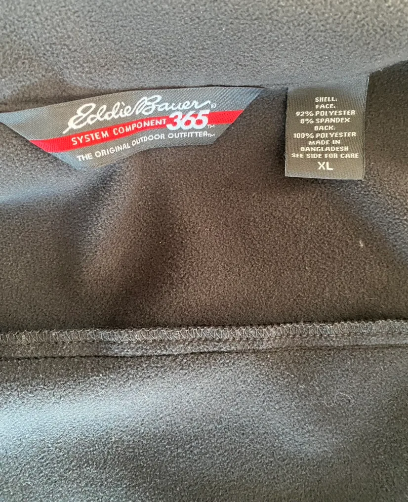 Eddie Bauer XL Soft Shell Jacket – Black, Like New image indicator(4)