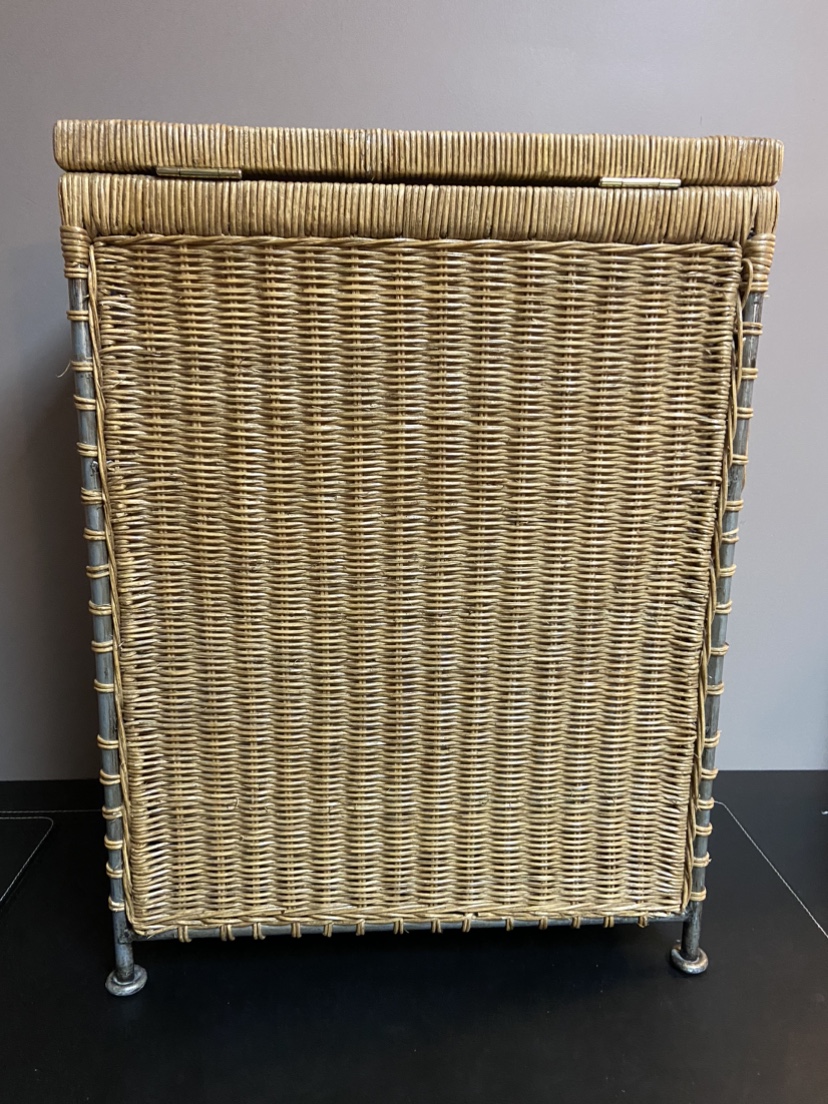 Wicker Storage Basket with Metal Frame - photo 3