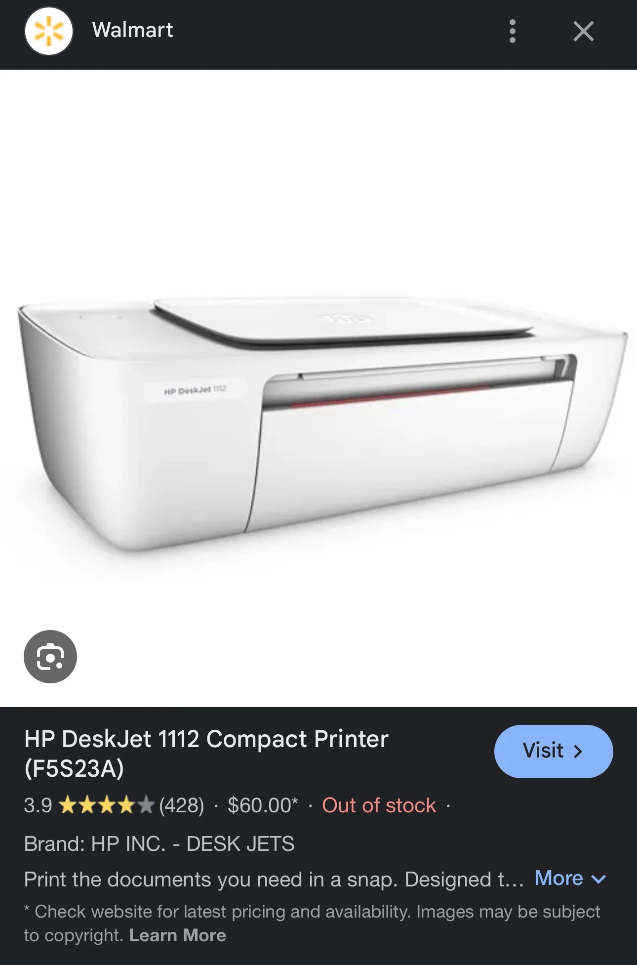 HP Deskjet Printer thumbnail