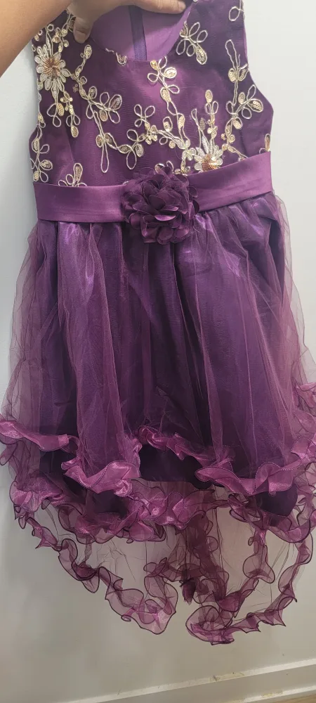 Dark Purple Formal Girl Dress image indicator(3)