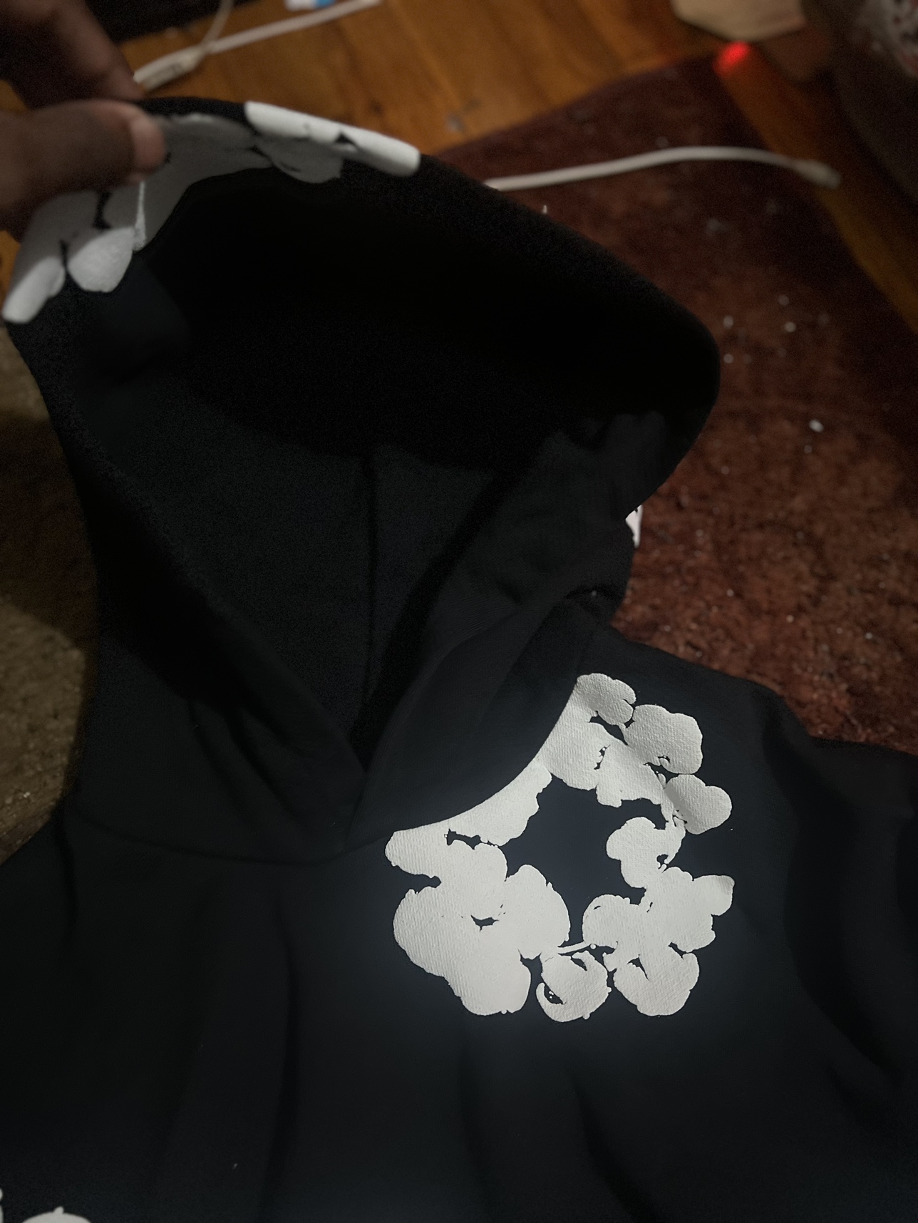Black Denim tears hoodie. - photo 3