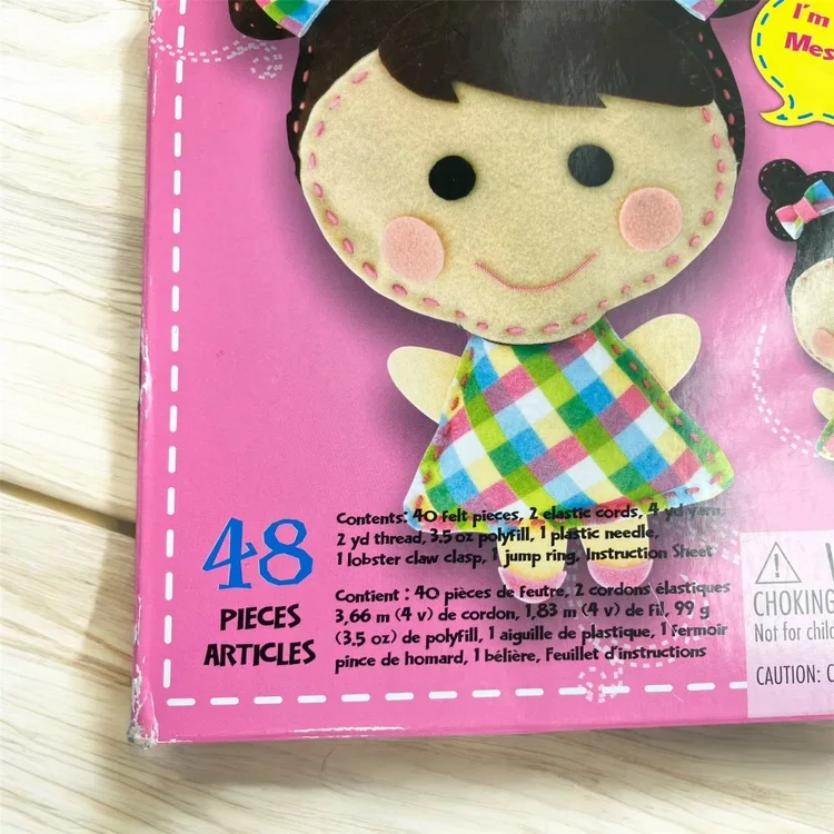 NEW Sew Cute Craft Box Kit Brown Hair Doll & Matching Small Doll image indicator(5)