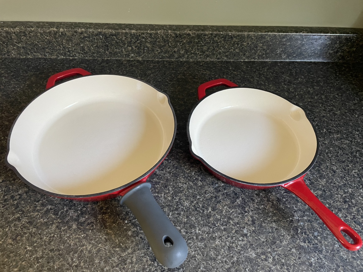 Red Cast Iron Skillets