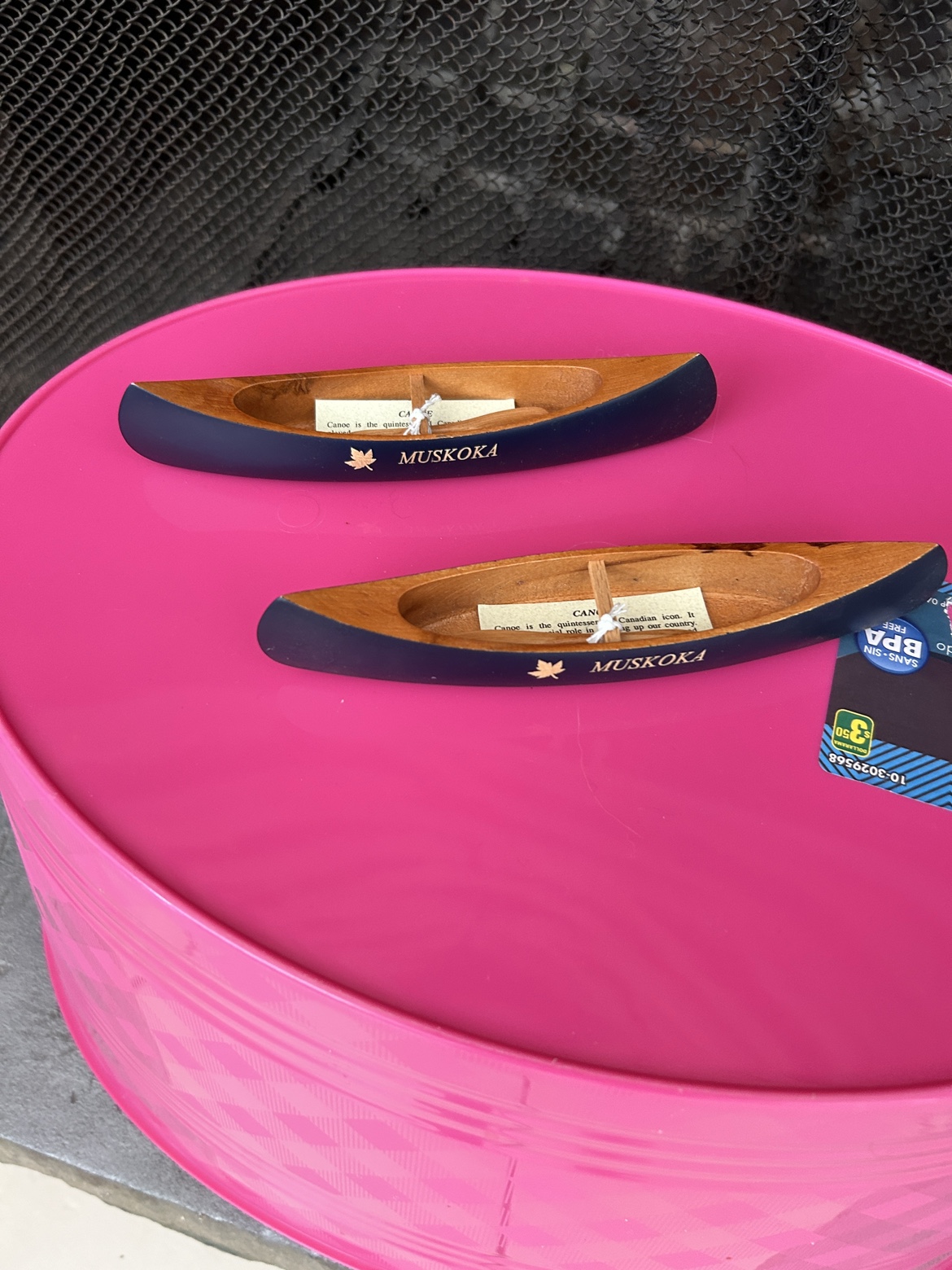 Muskoka Canoe Ornaments